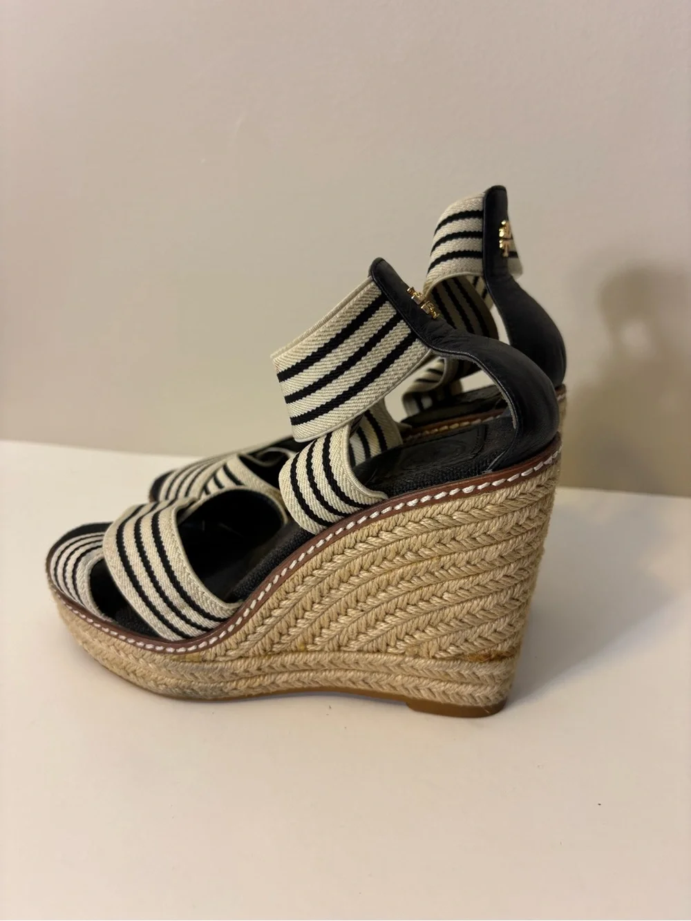 Tory Burch striped ankle